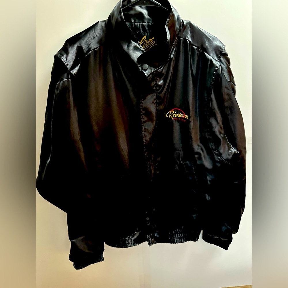 Vintage Circe Riviera Casino satin jacket